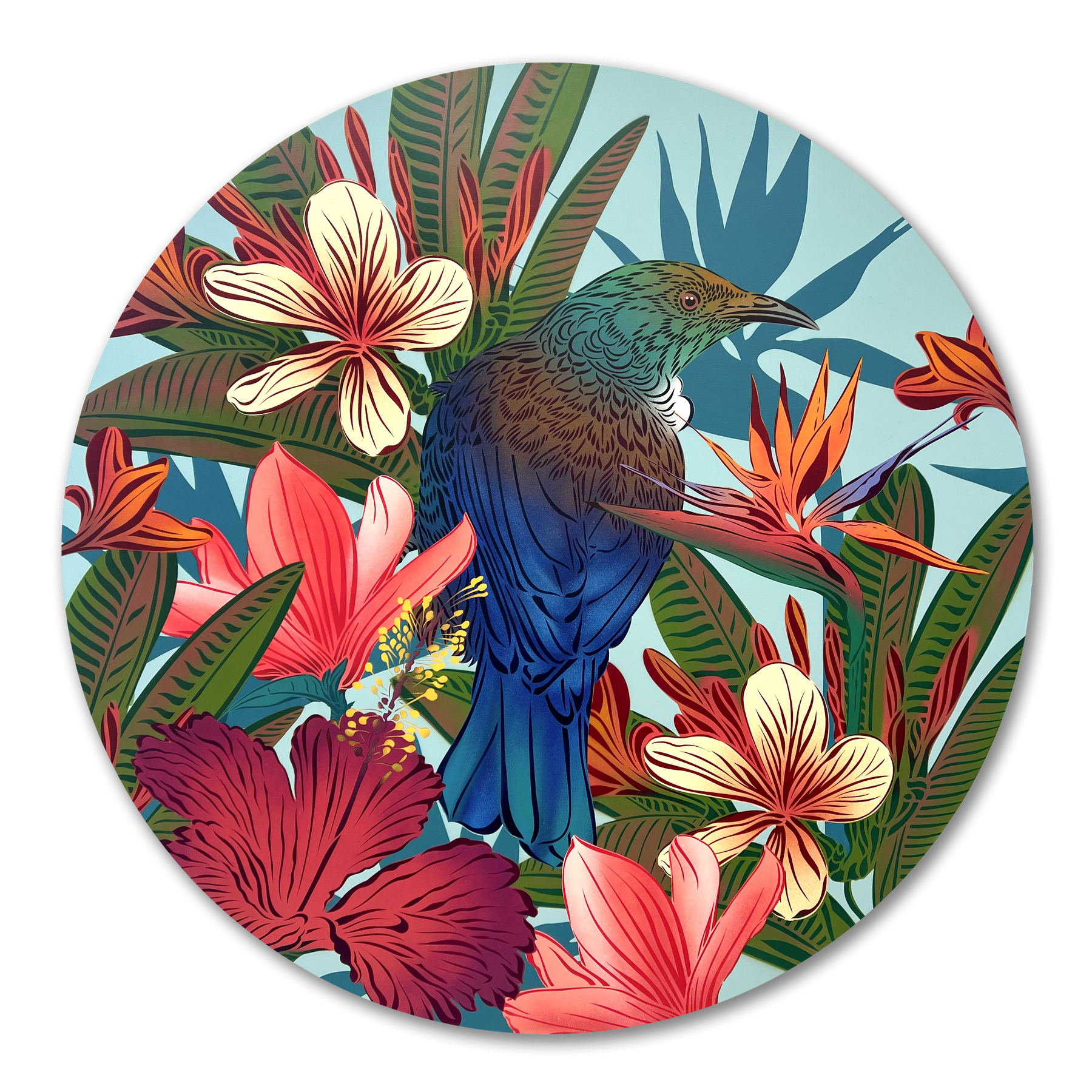 Oceania Tūī & Hibiscus 1.2m