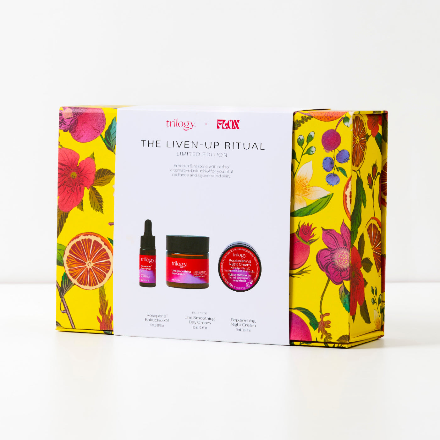 Trilogy x FLOX Liven-Up Ritual Gift Set