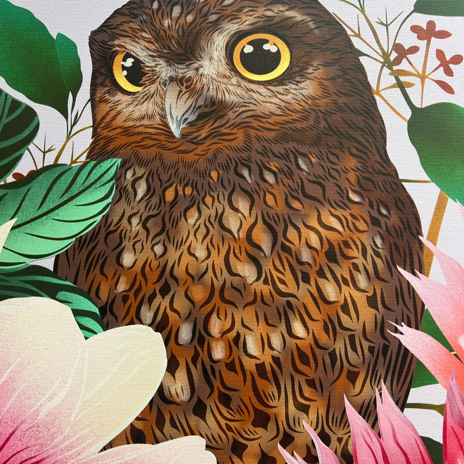 Ruru & Magnolia Printed Canvas