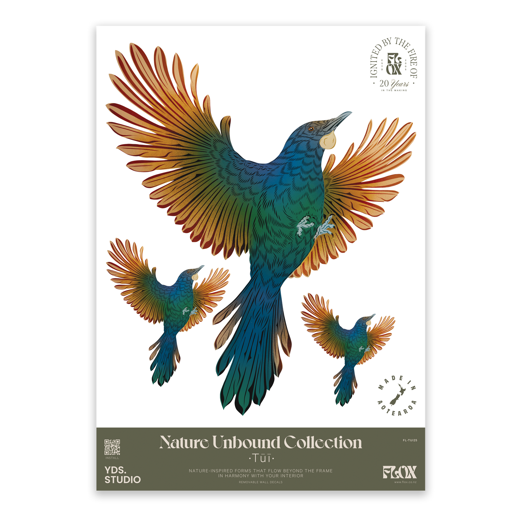 Tūī  Decal