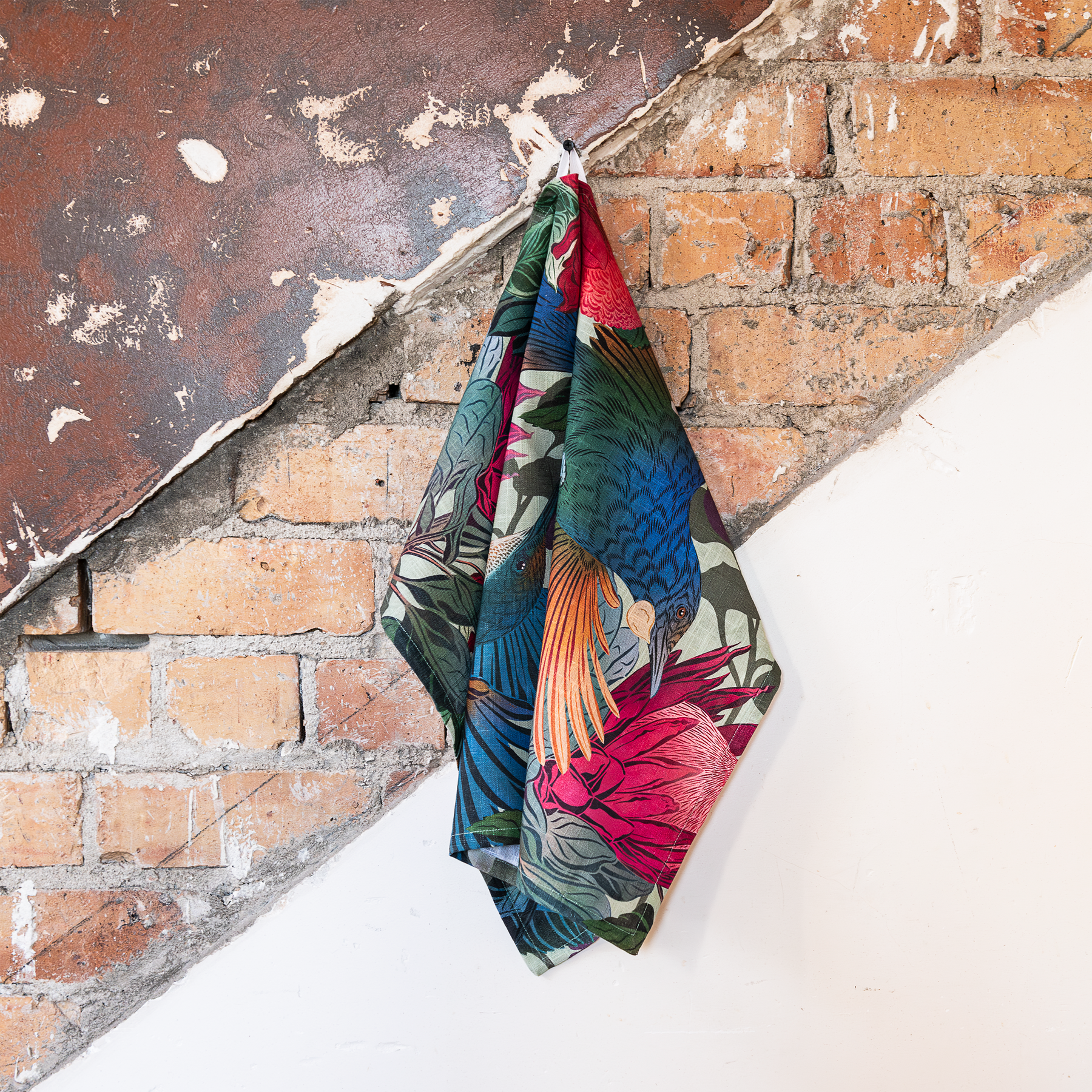 PRE ORDER: Tūī & Kingfisher Tea Towel
