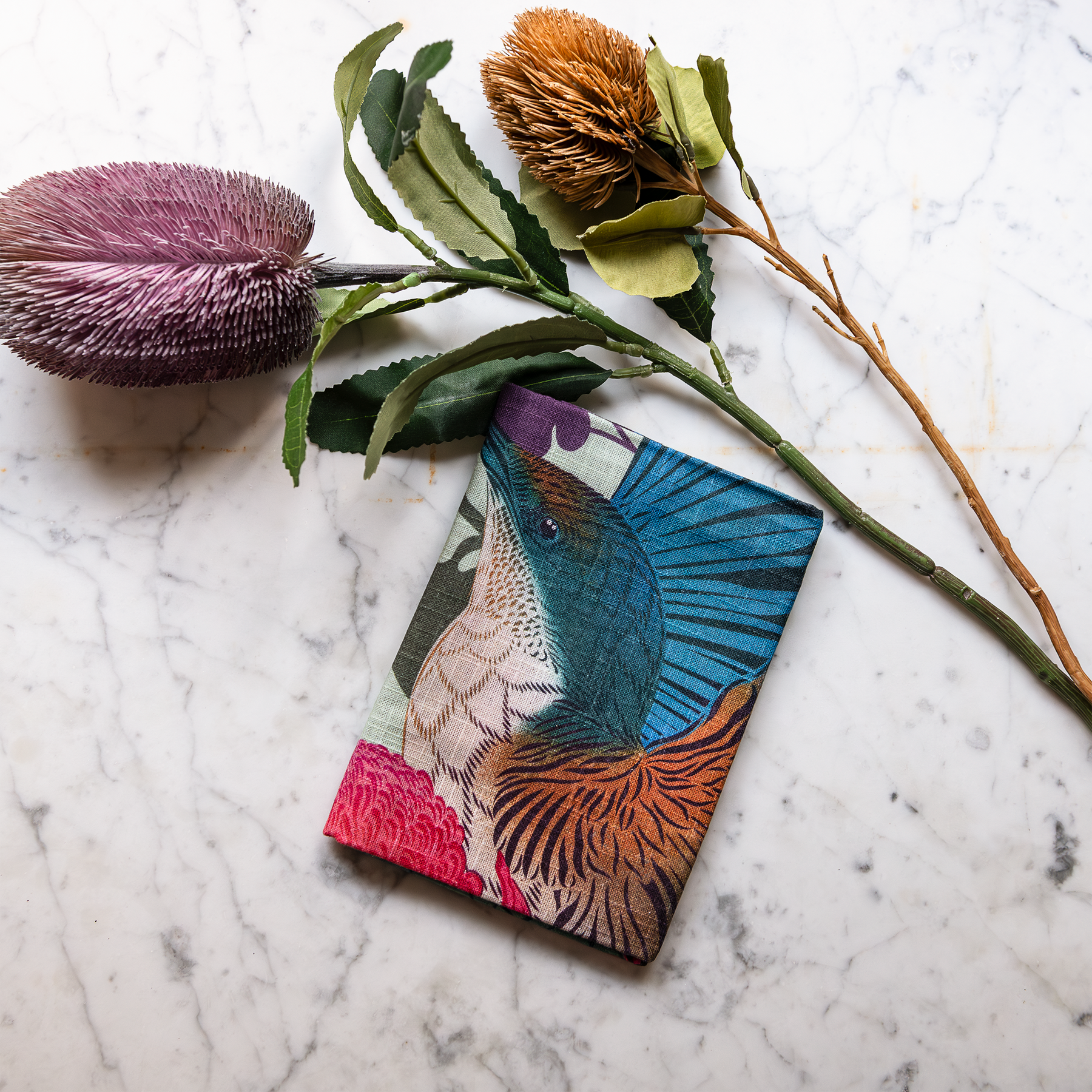 PRE ORDER: Tūī & Kingfisher Tea Towel