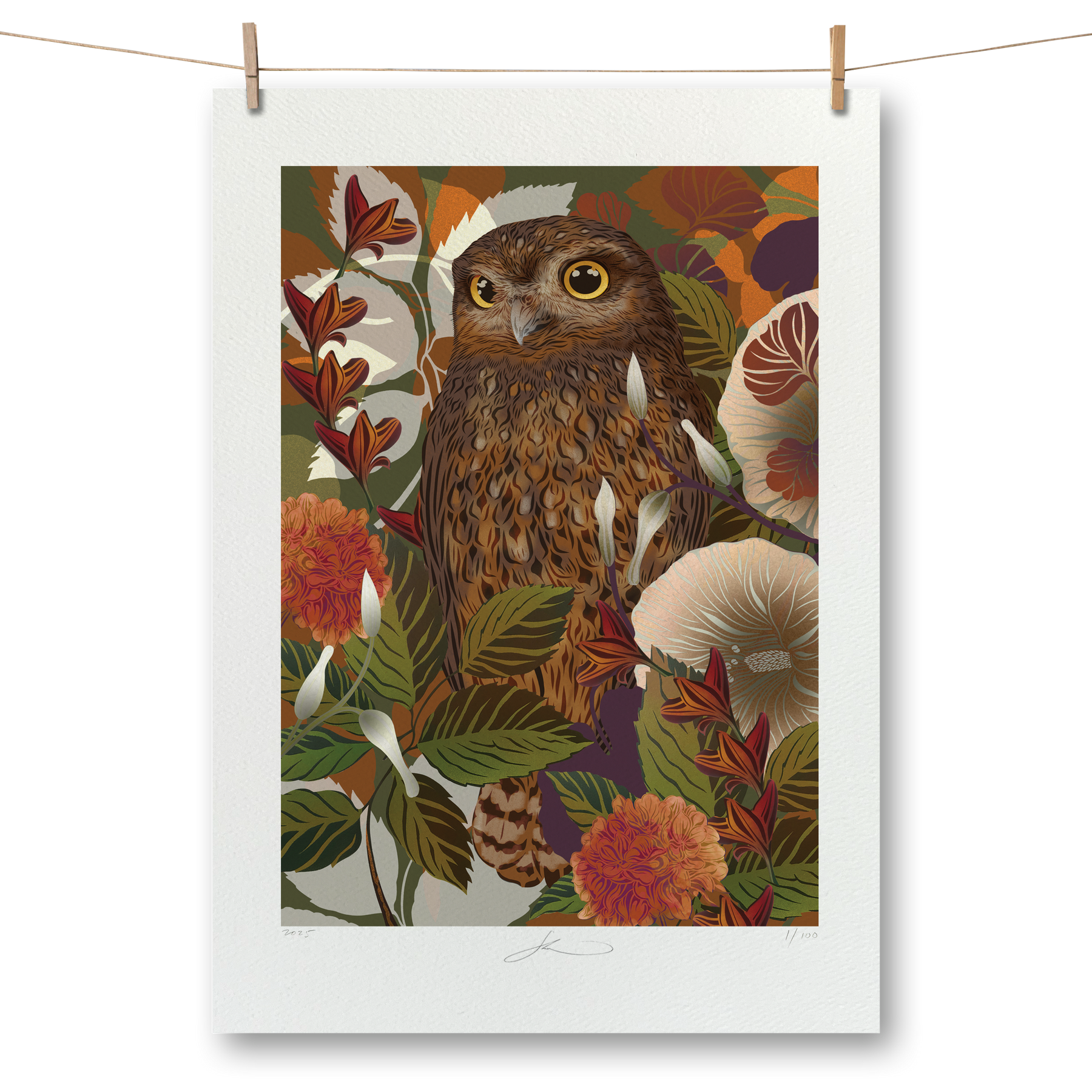 Autumnul Ruru Boutique Print