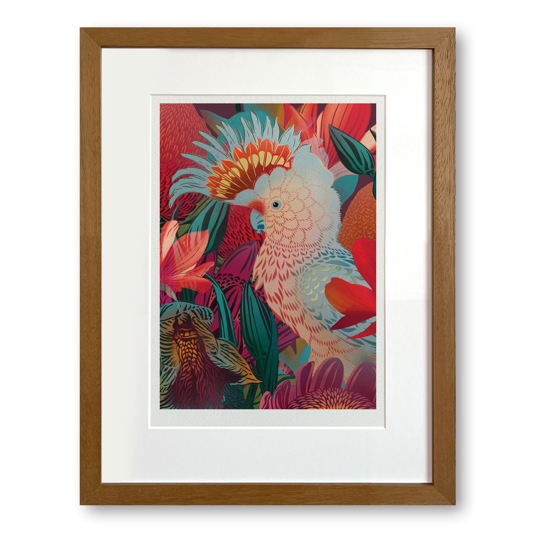 Antipodes Major Mitchell & Orchid Boutique Print