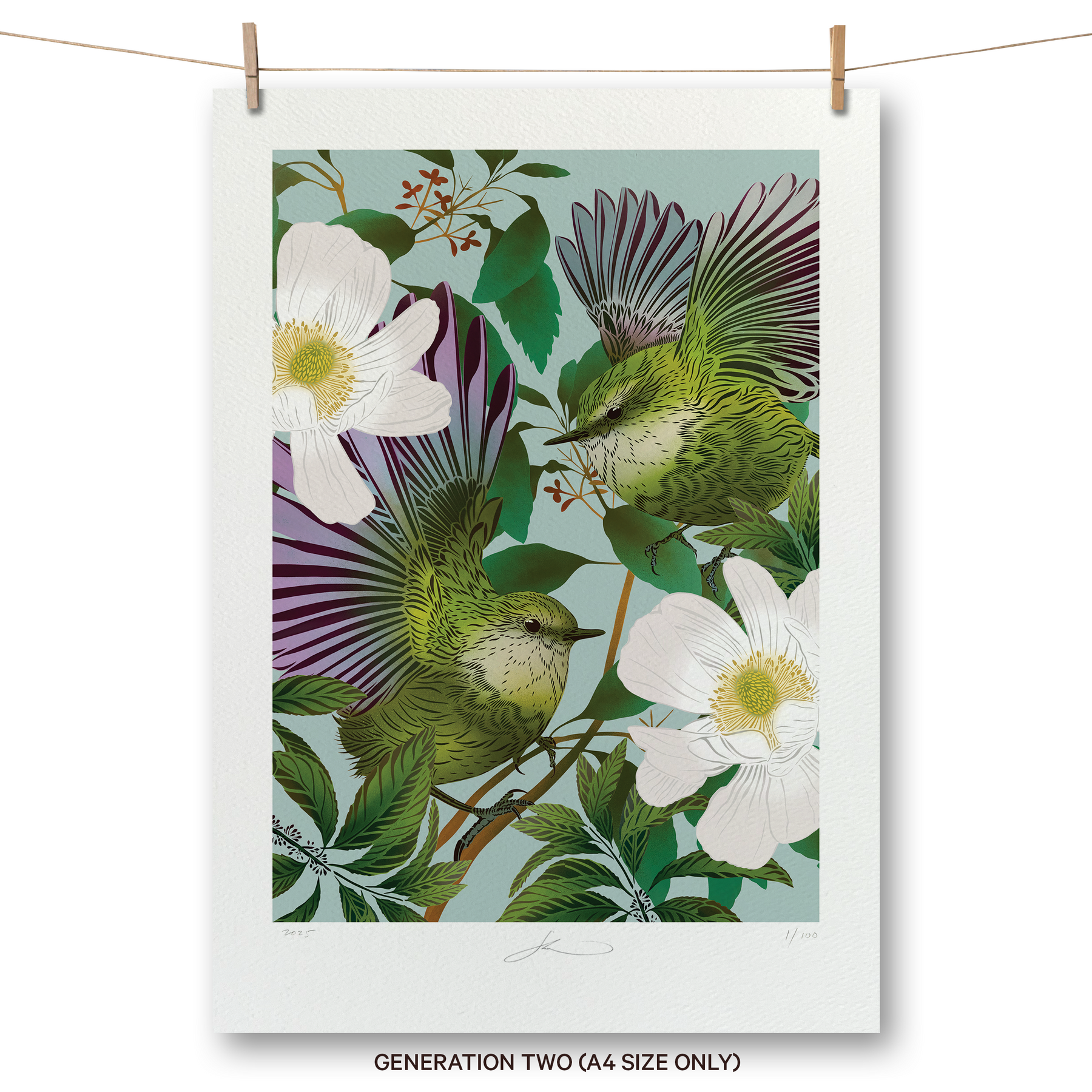 Titipounamu & Karamu Boutique Print