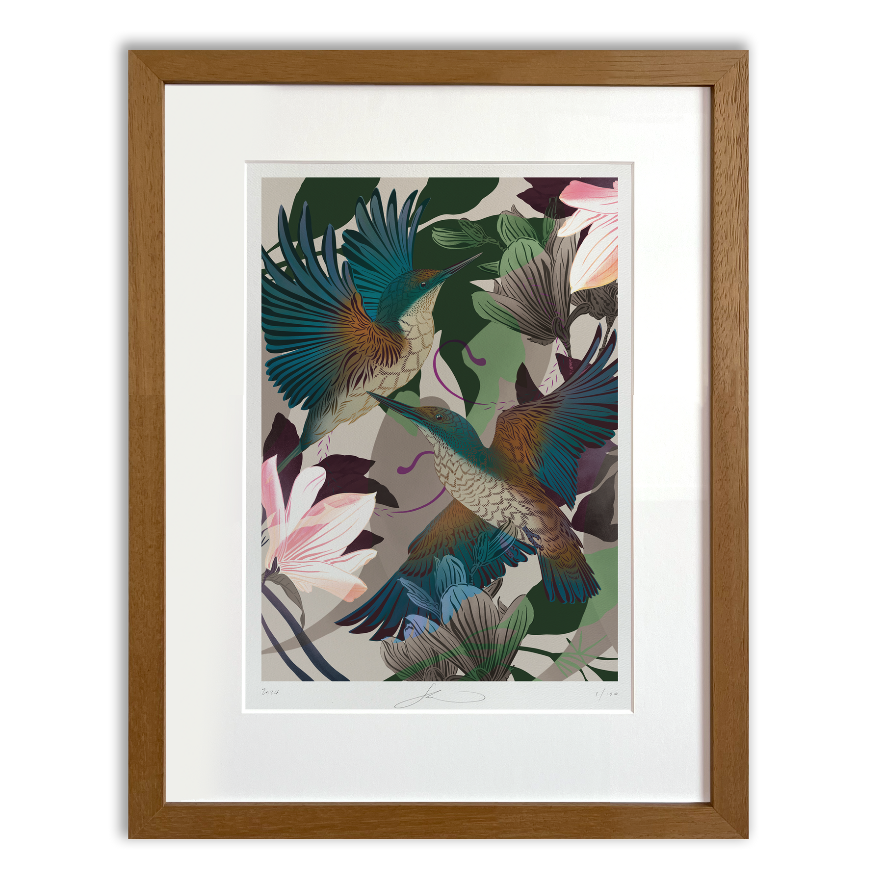 Evolution Kingfishers Boutique Print