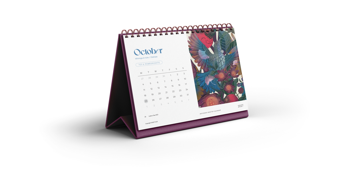 Antipodes Wall Calendar & Desk Calendar Bundle