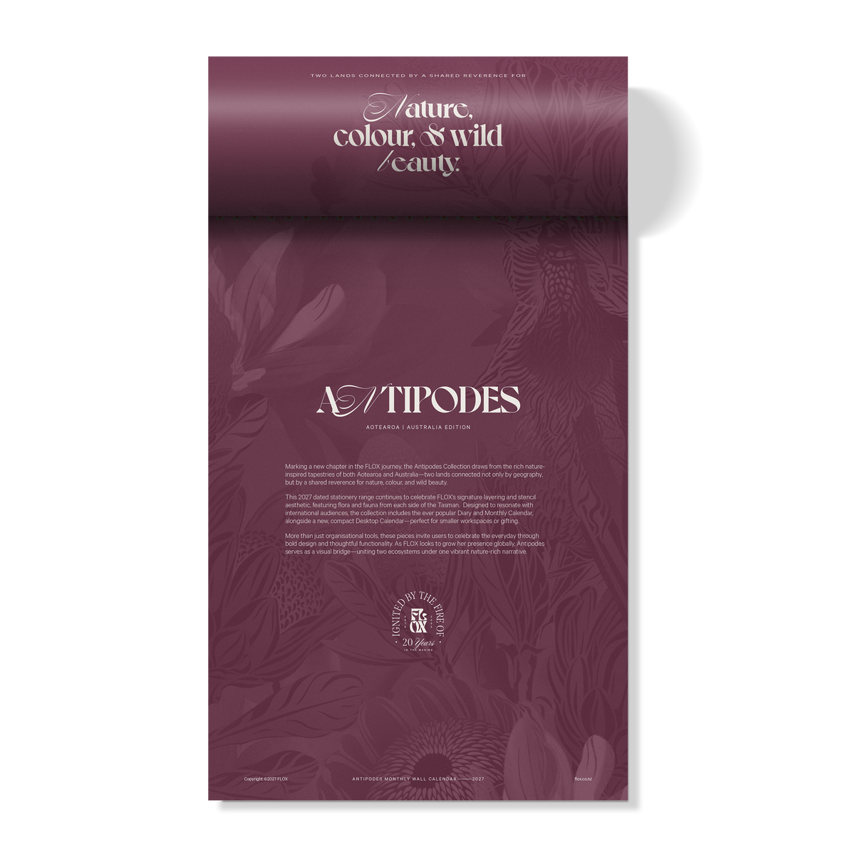Antipodes Wall Calendar & Desk Calendar Bundle