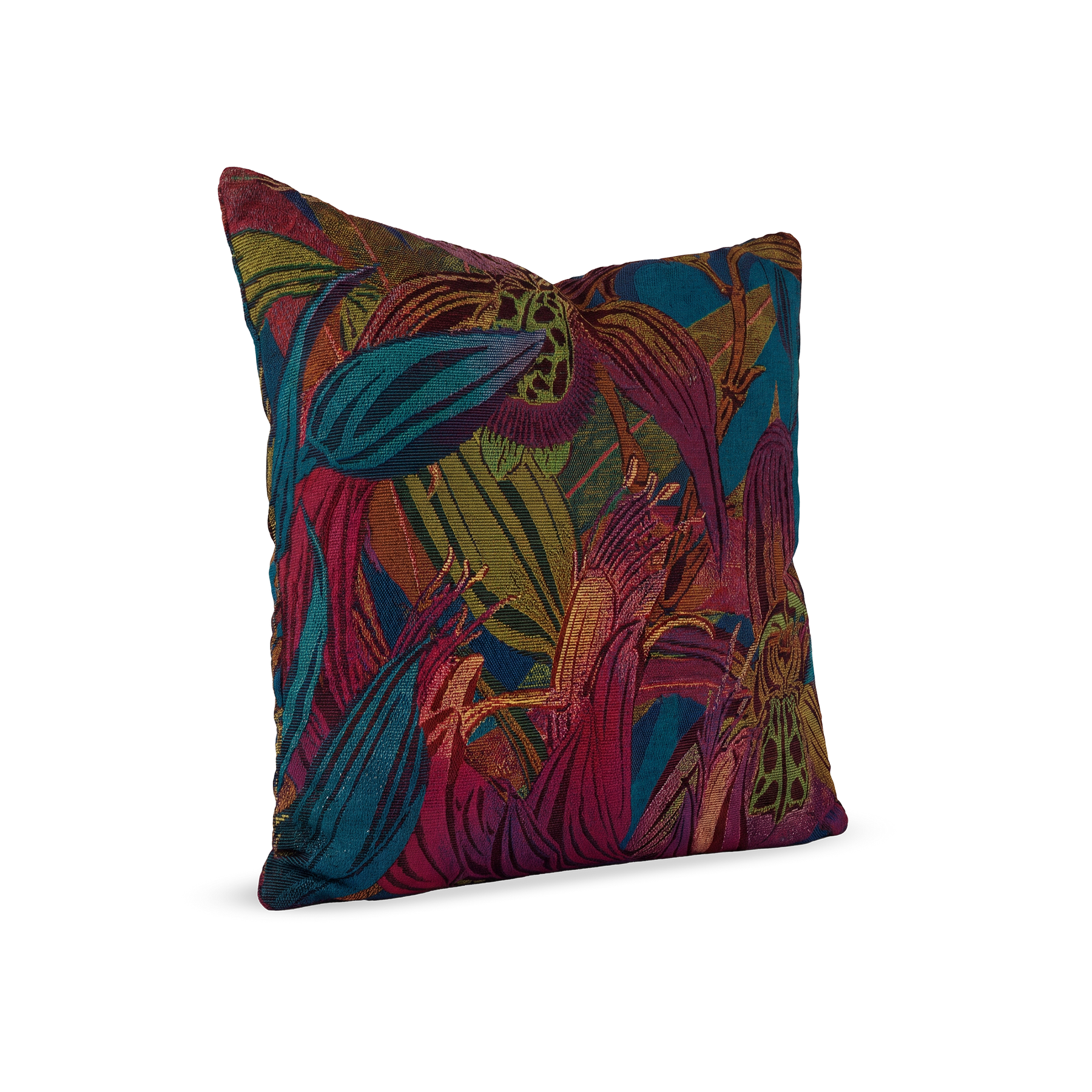 PRE ORDER: Woven Cushion Cover Flax & Orchid