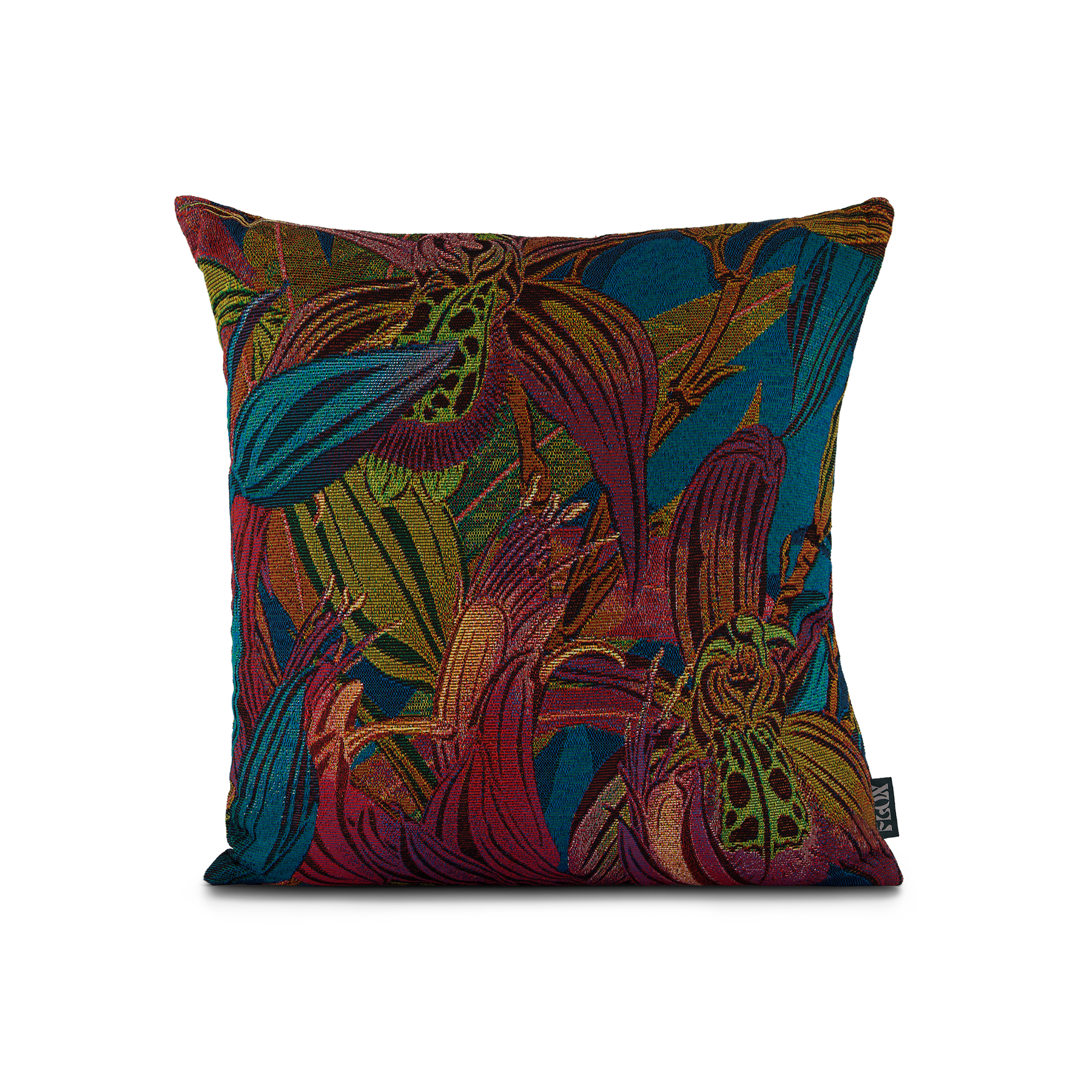 PRE ORDER: Woven Cushion Cover Flax & Orchid