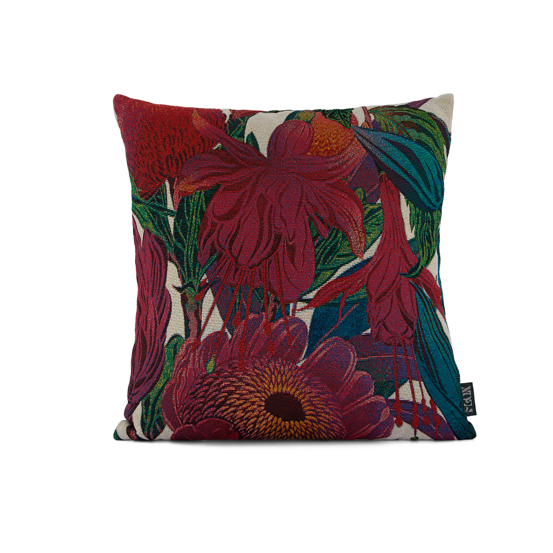 PRE ORDER: Woven Cushion Cover Fuchsia & Banksia