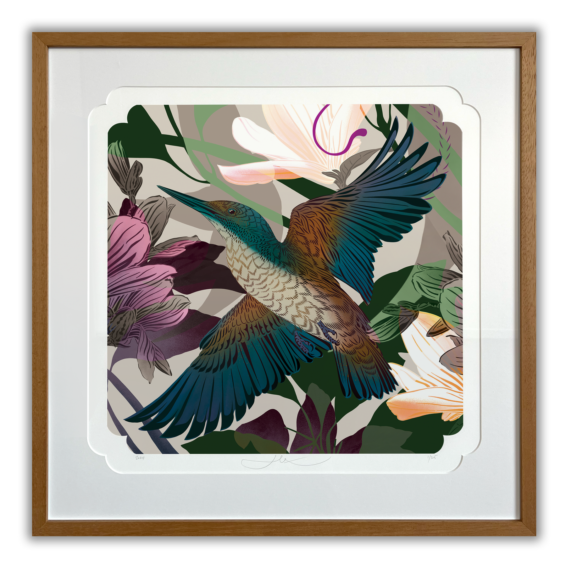 Evolution Kingfisher1 Heritage Print