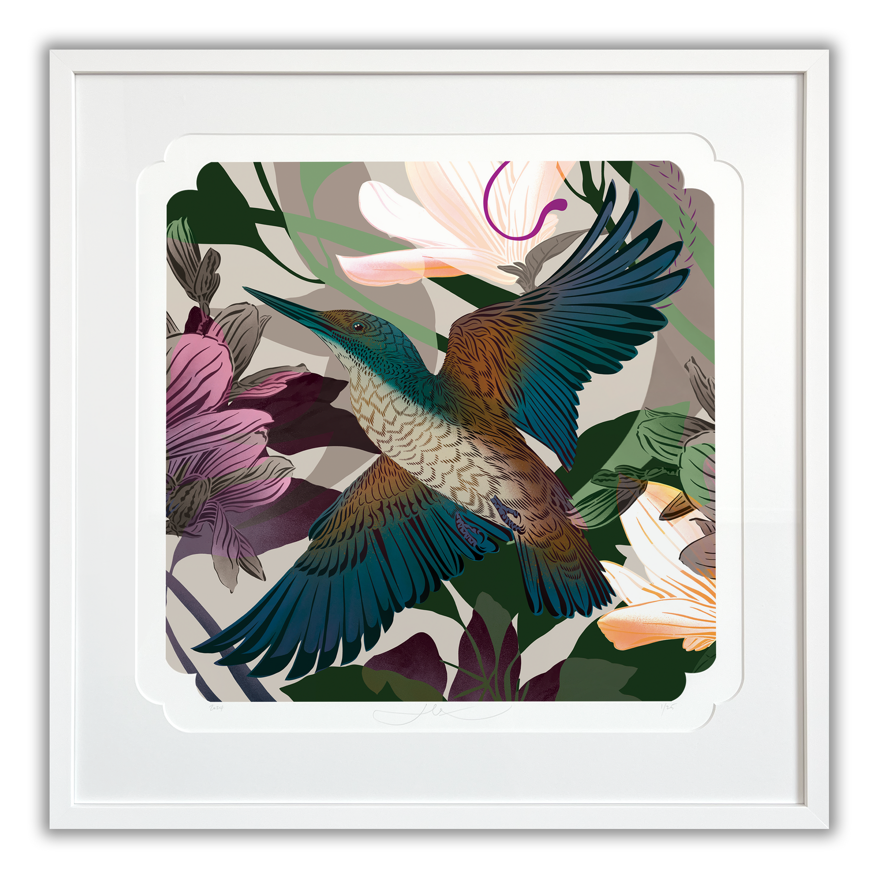 Evolution Kingfisher1 Heritage Print
