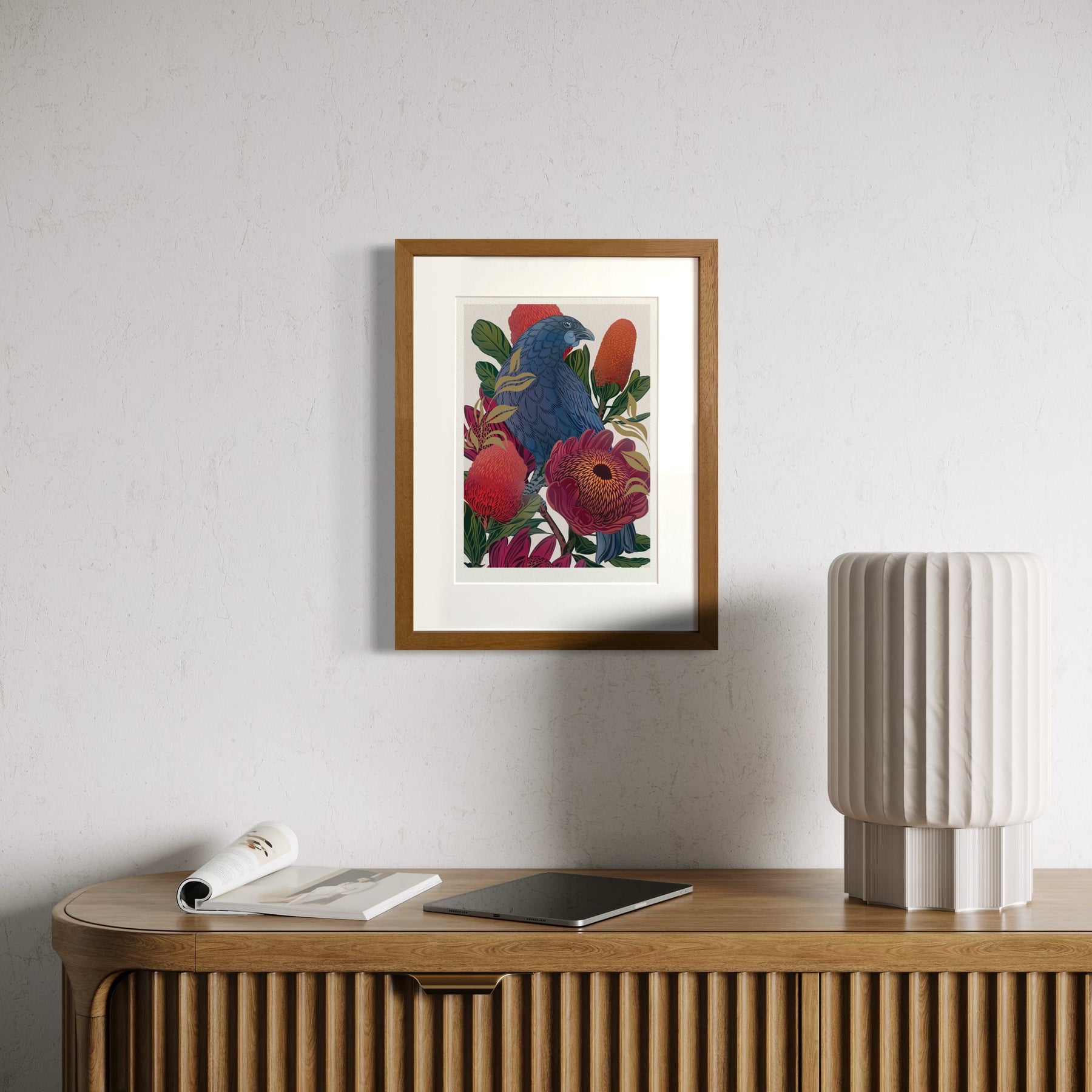 Antipodes Kōkako & Banksia Boutique Print
