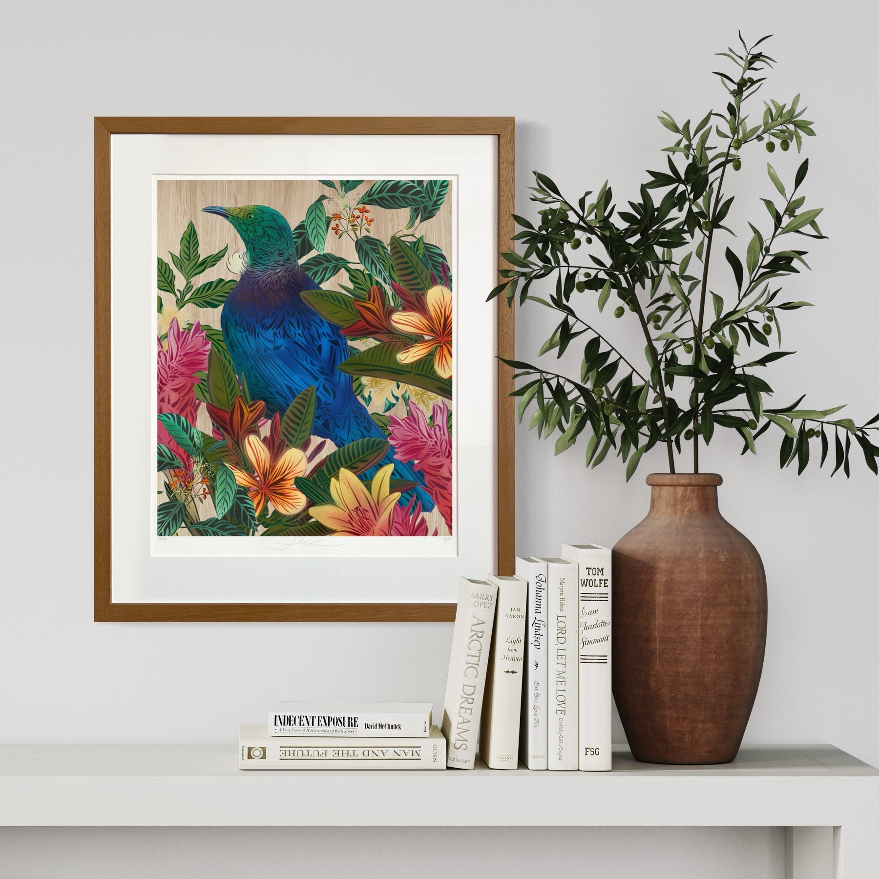 Tūī & Frangipani Legacy Print