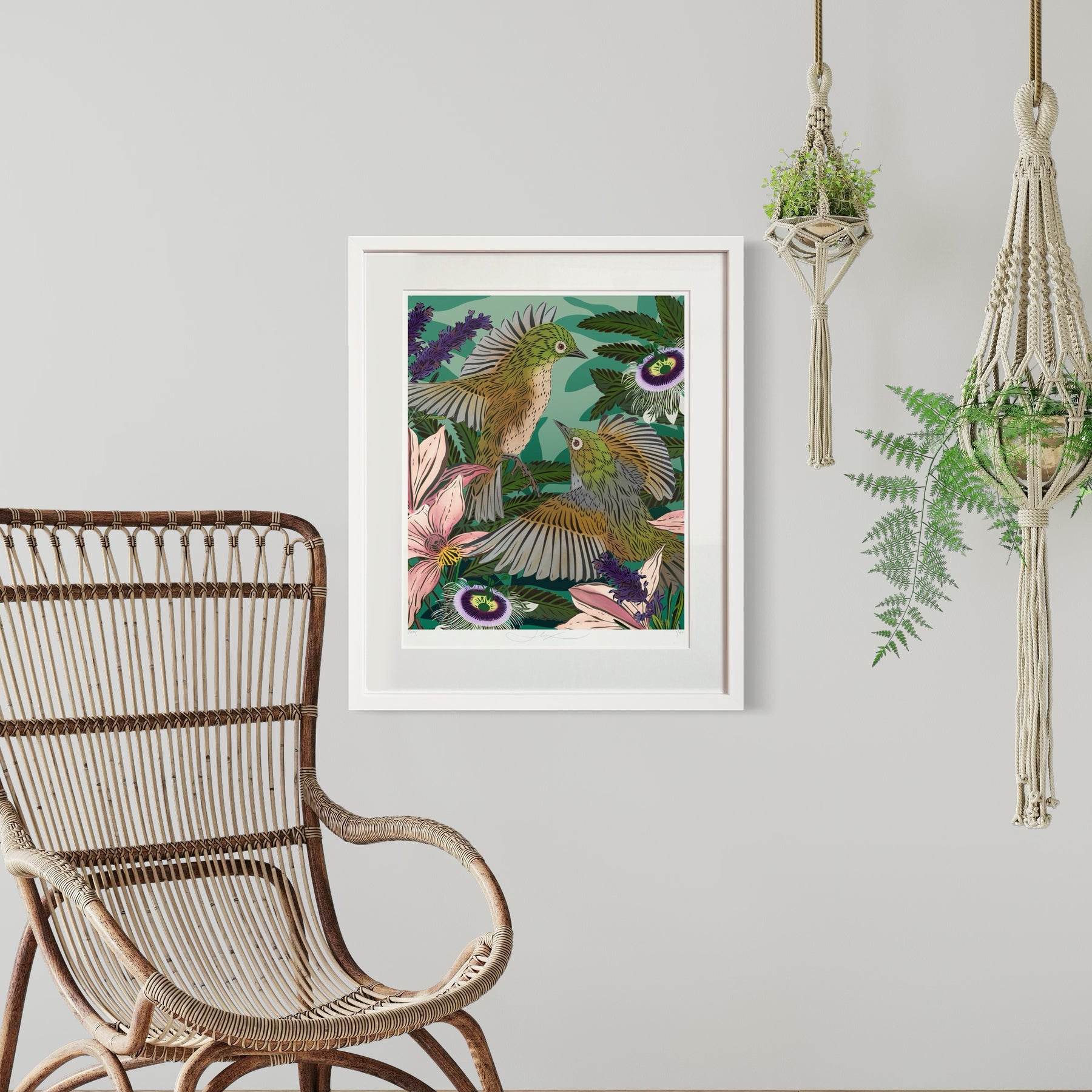 Winged Waxeyes Legacy Print