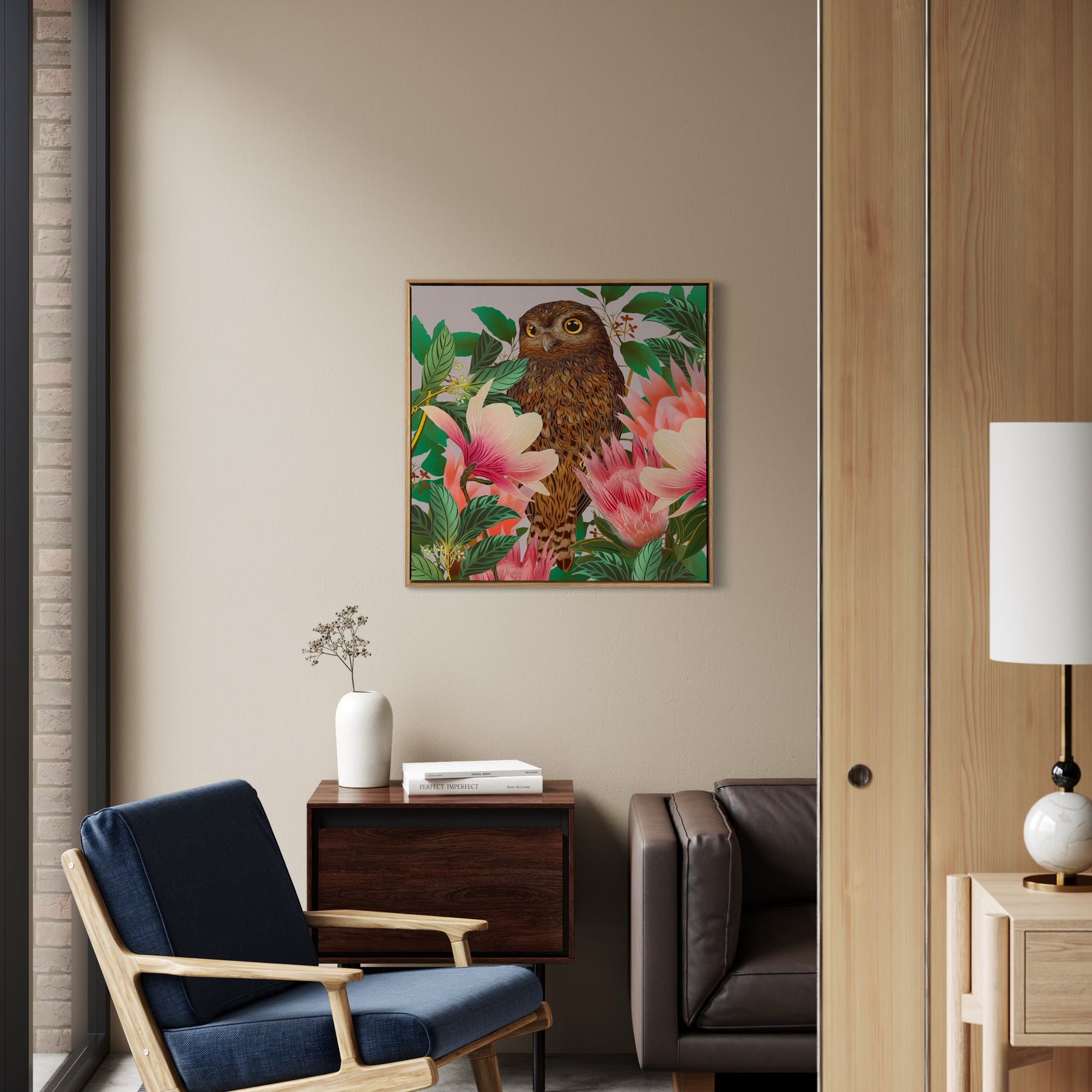 Ruru & Magnolia Printed Canvas