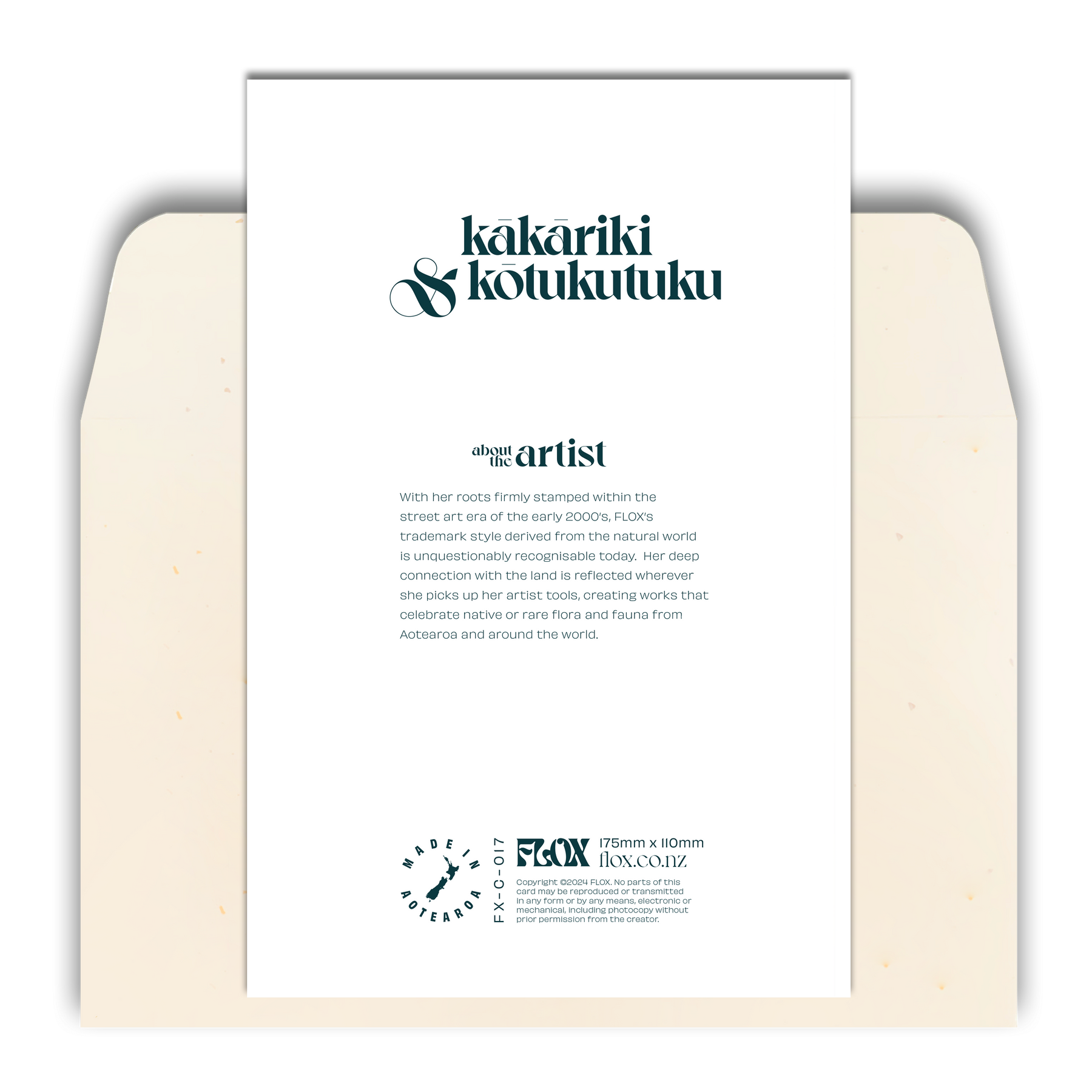 Kākāriki & Kōtukutuku Greeting Card