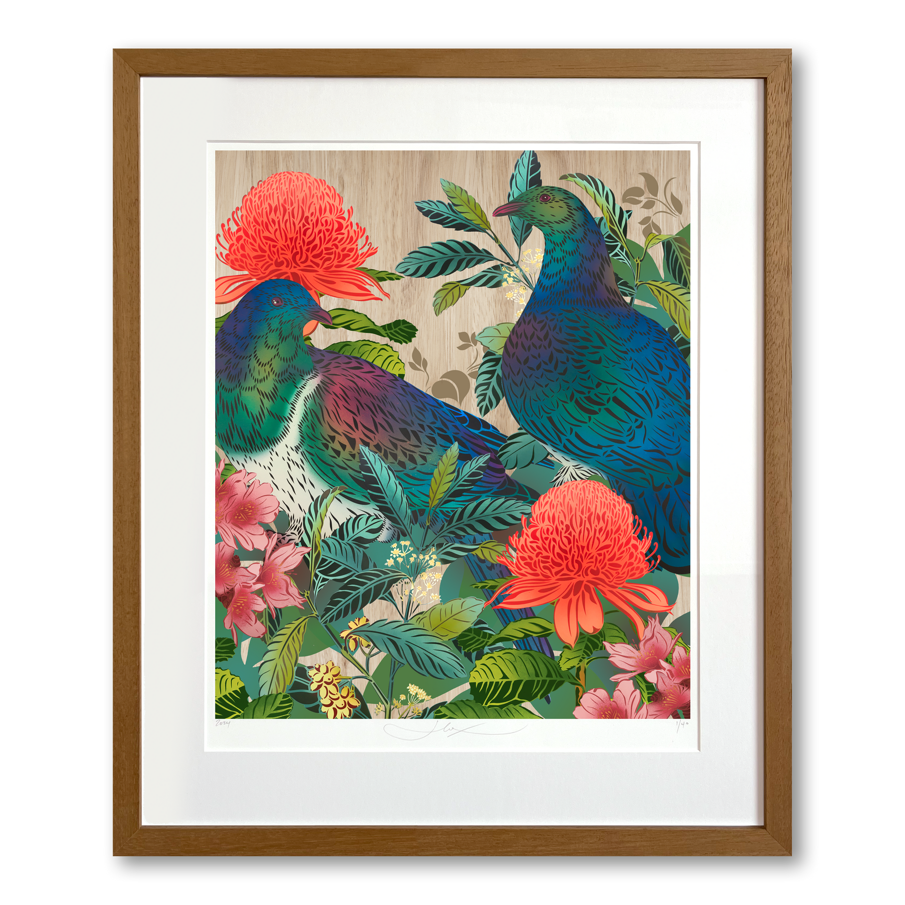 Kererū & Porokaiwhiri Legacy Print