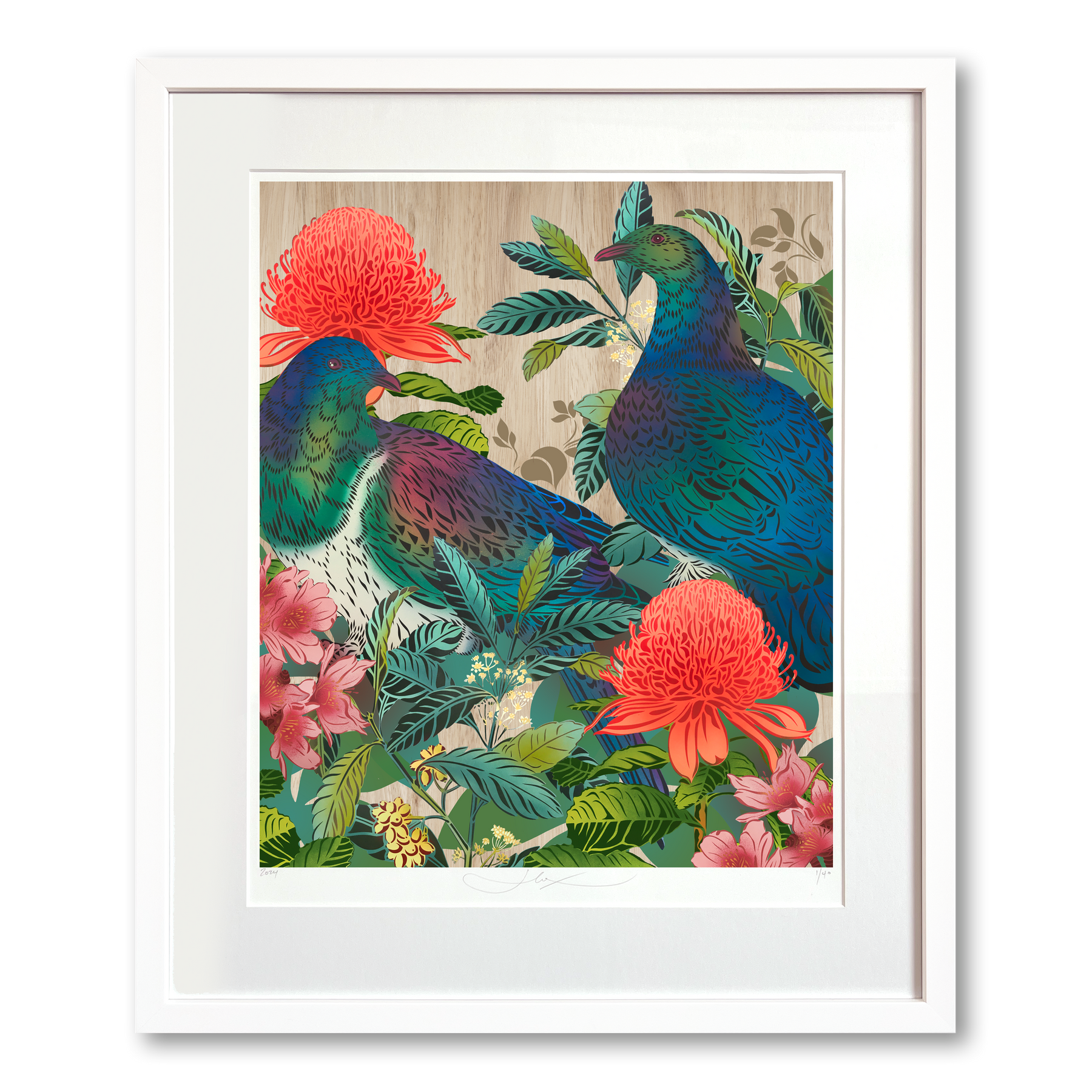 Kererū & Porokaiwhiri Legacy Print