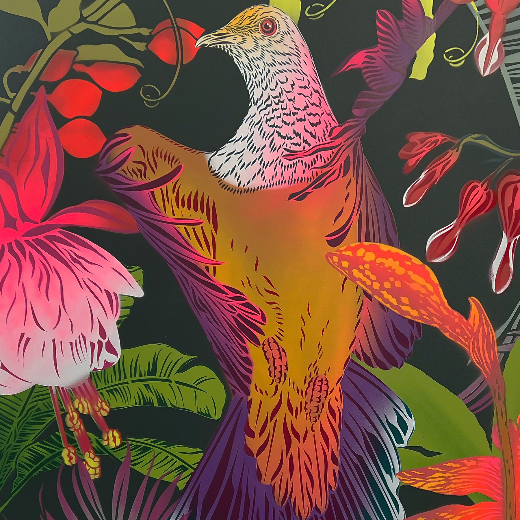 Neon Kererū 1.2m