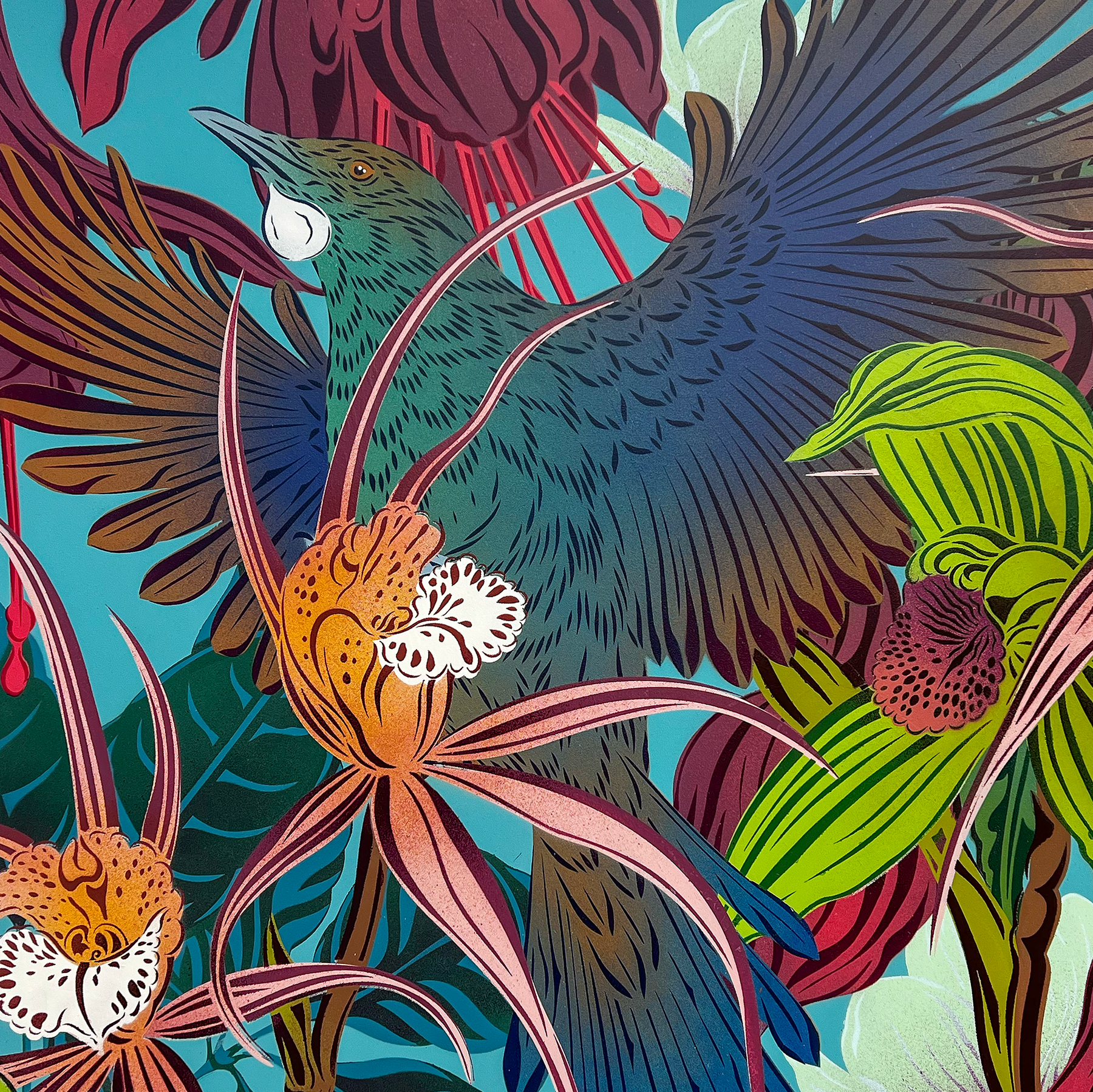 Secret Garden Flying Tūī1 70cm