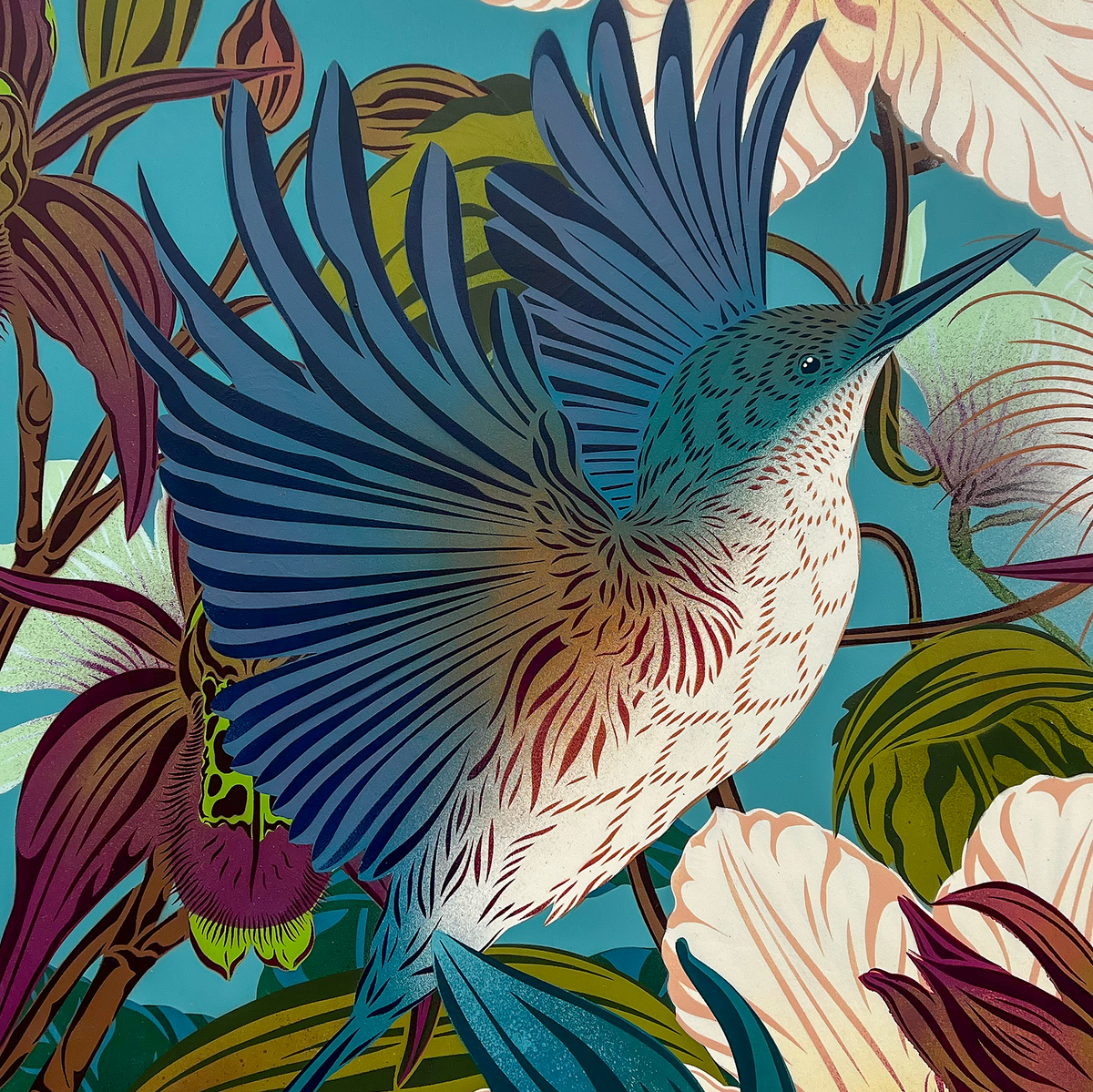 Secret Garden Kingfisher2 70cm