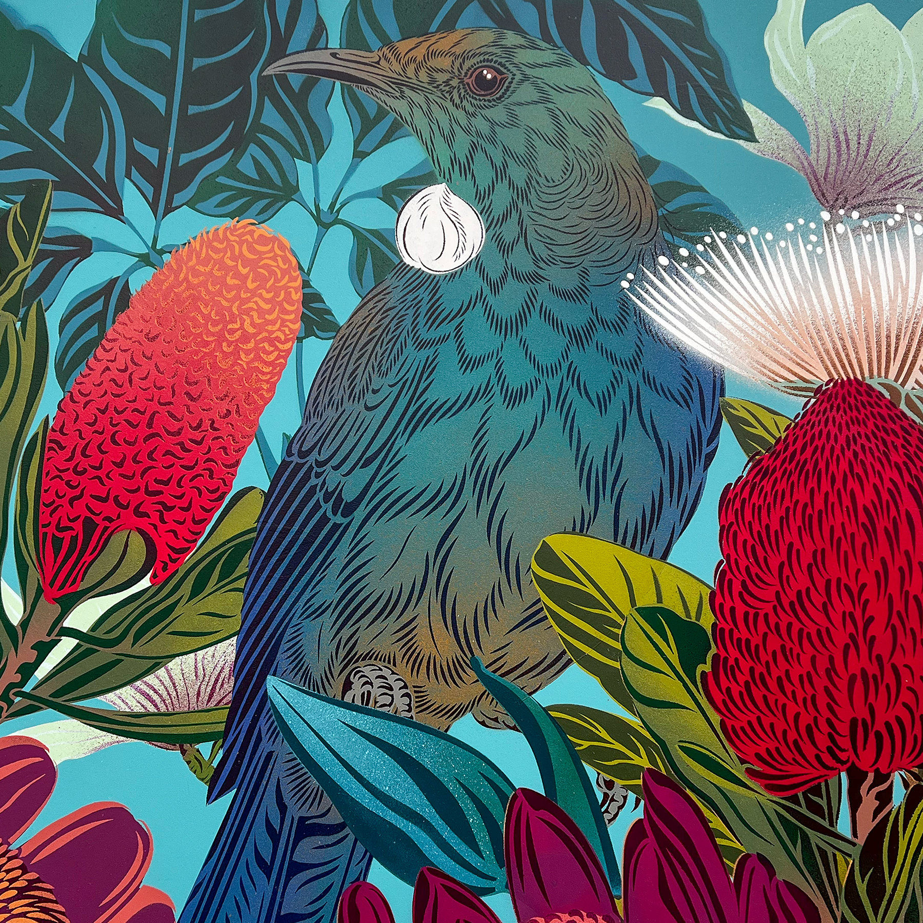 Secret Garden Perched Tūī 70cm
