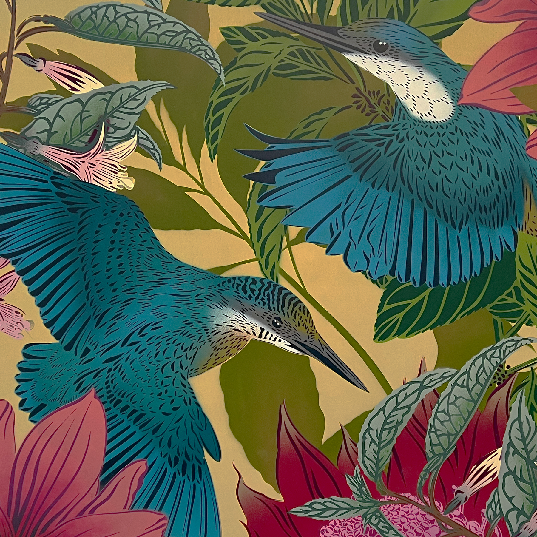 Summer Kingfishers 1.2m