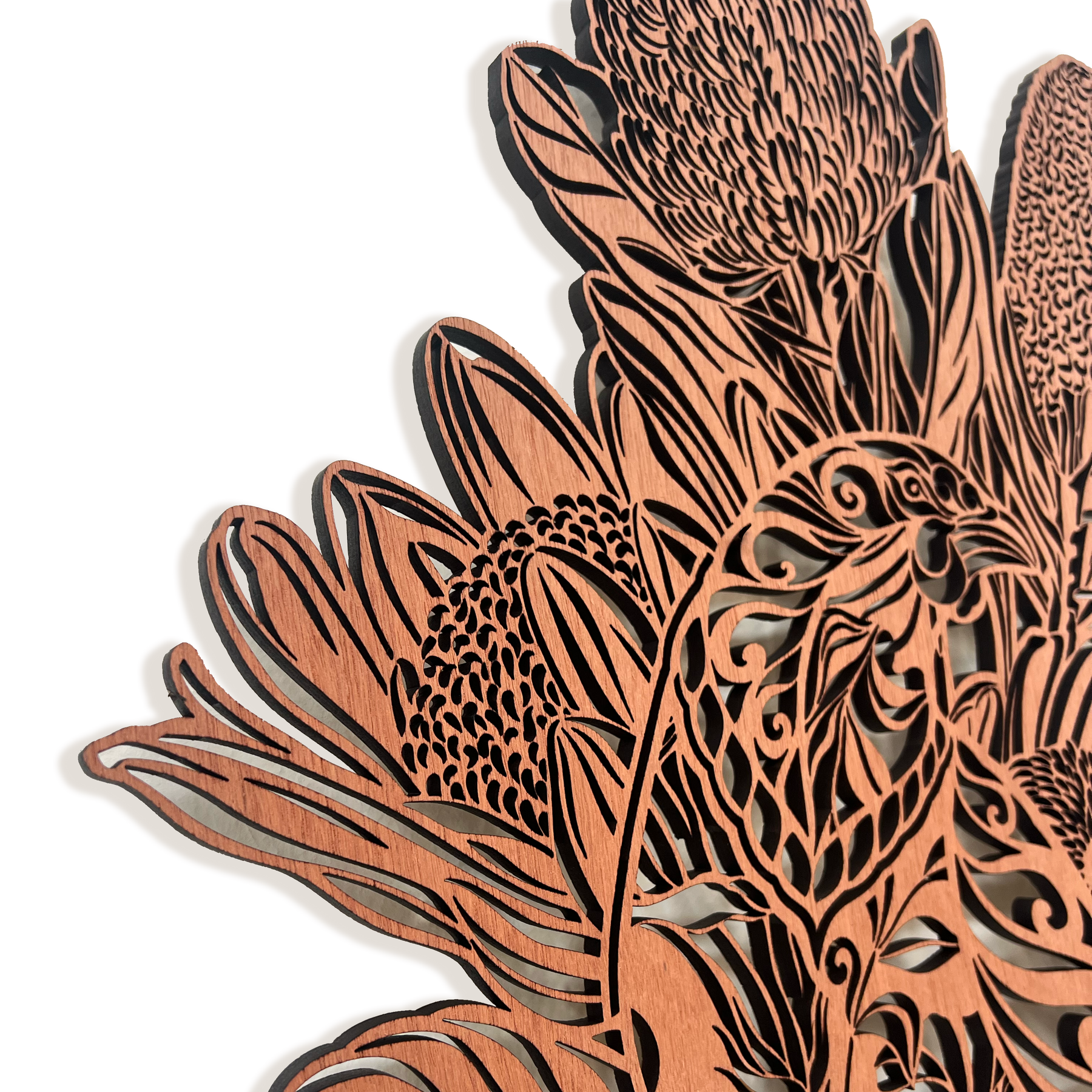 Shadow Veneer: Kōkako & Banksia