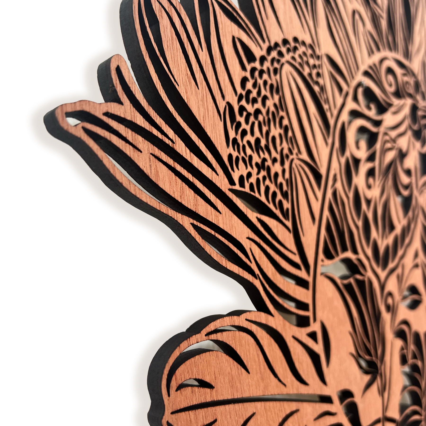 Shadow Veneer: Kōkako & Banksia