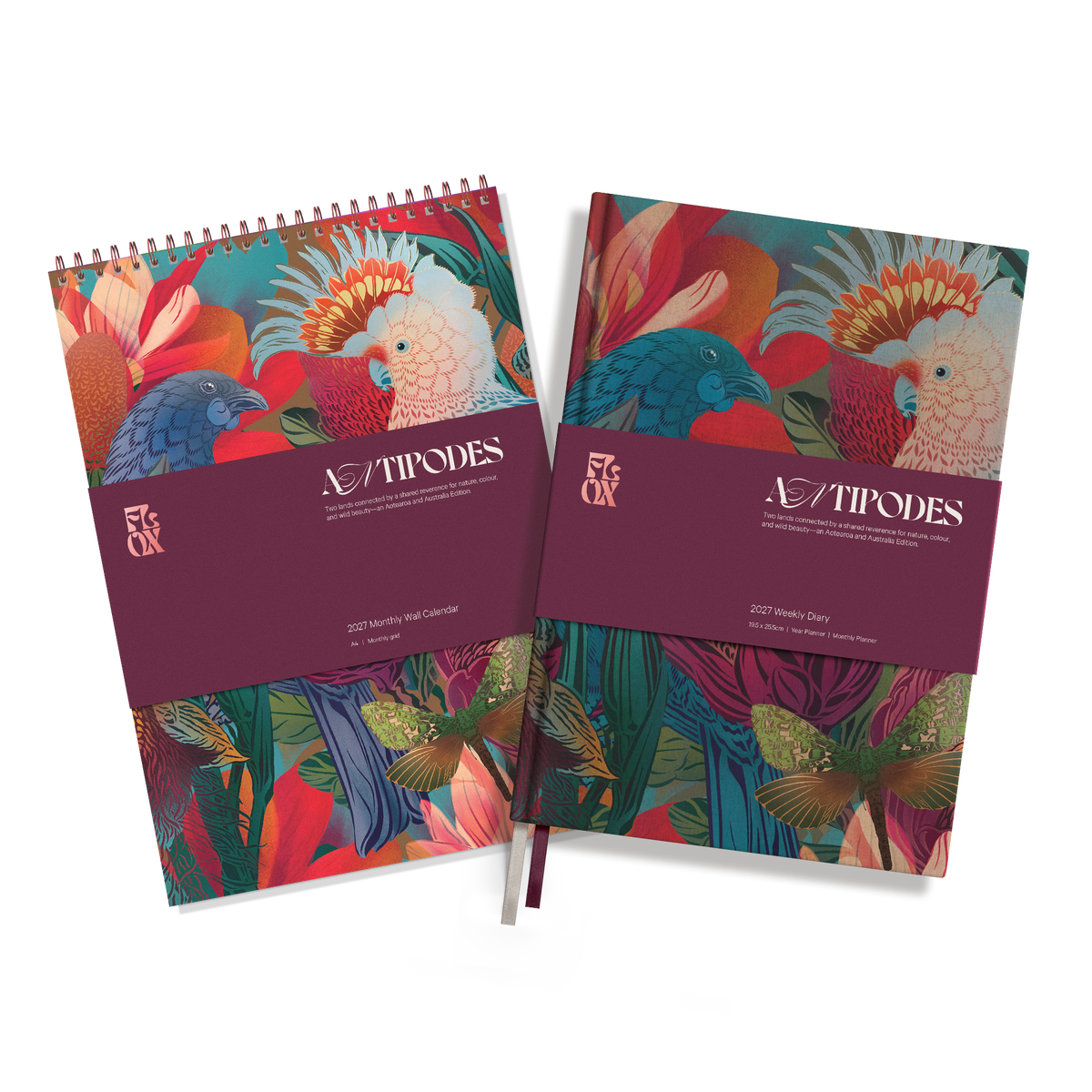 Antipodes Diary + Wall Calendar Bundle