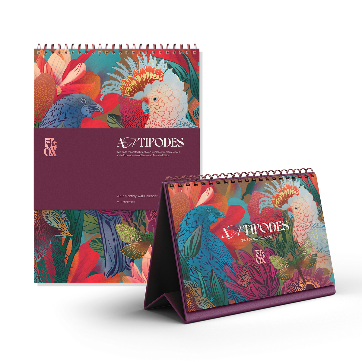 Antipodes Wall Calendar & Desk Calendar Bundle