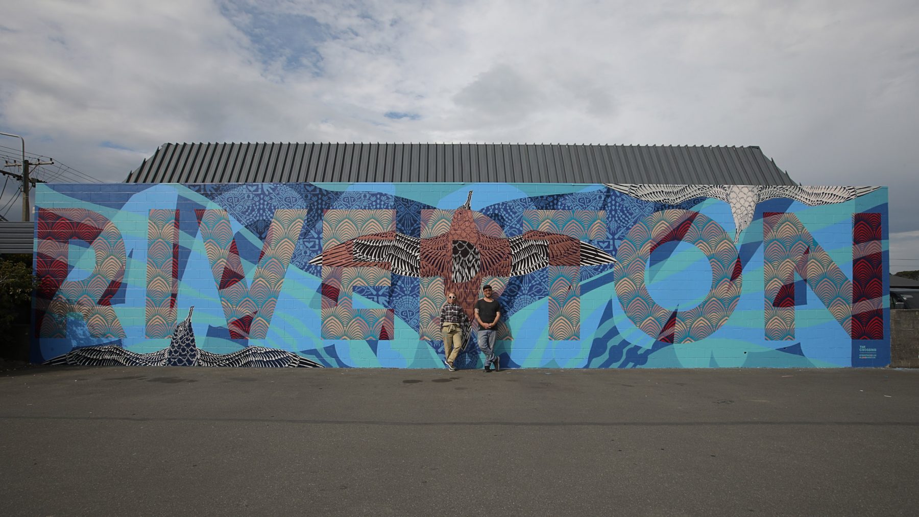 Riverton South Sea Spray Mural ‘The Crossing’ TrustMe X Flox 2019
