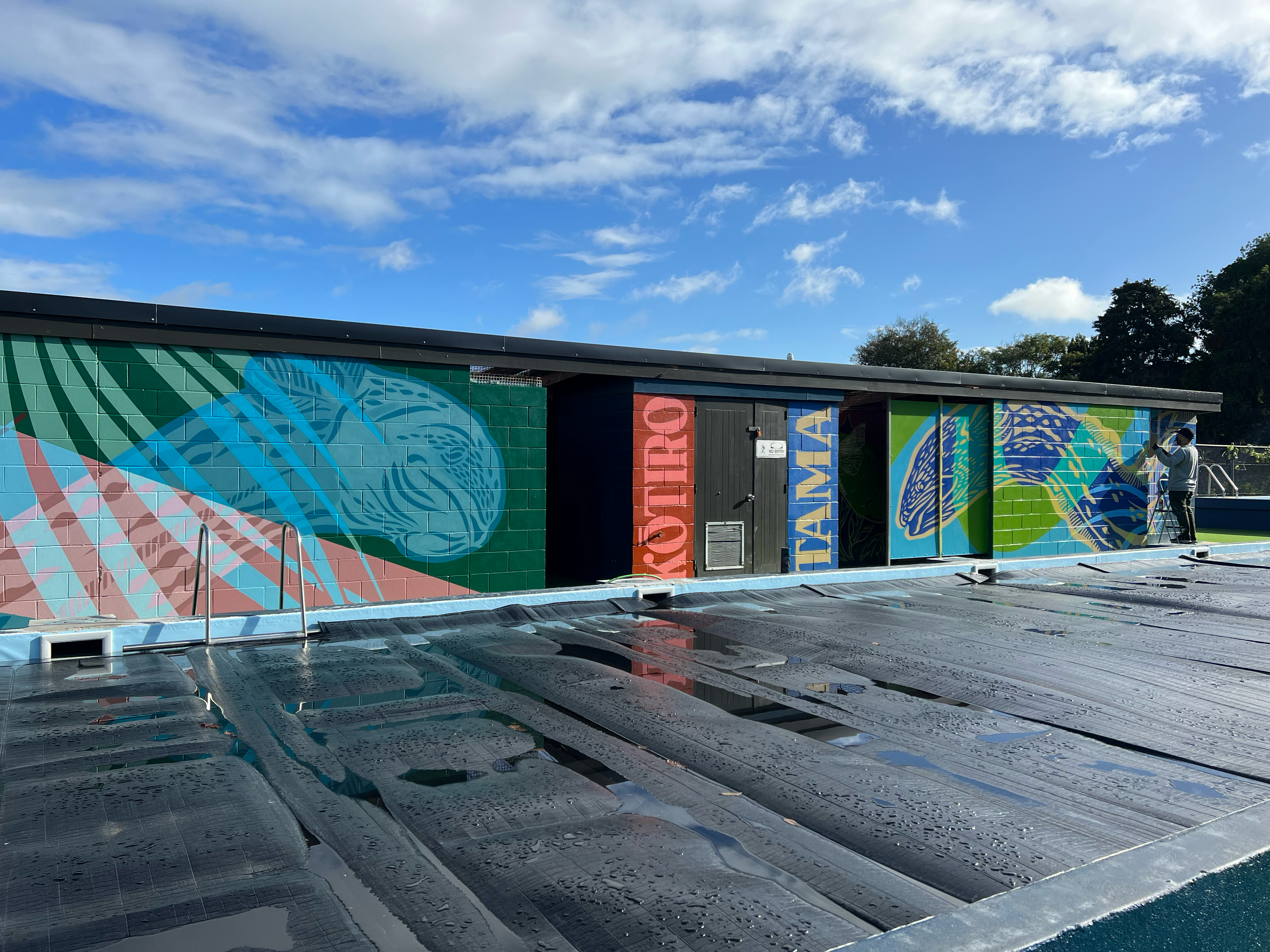 Edendale School  |  Pool Block Mural